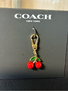 COACH Gold-Tone Cherries Charm